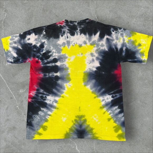 VTG Disney World Animal Kingdom Dinosaur Ride Tie Dye T-Shirt - Youth M - Picture 2 of 7